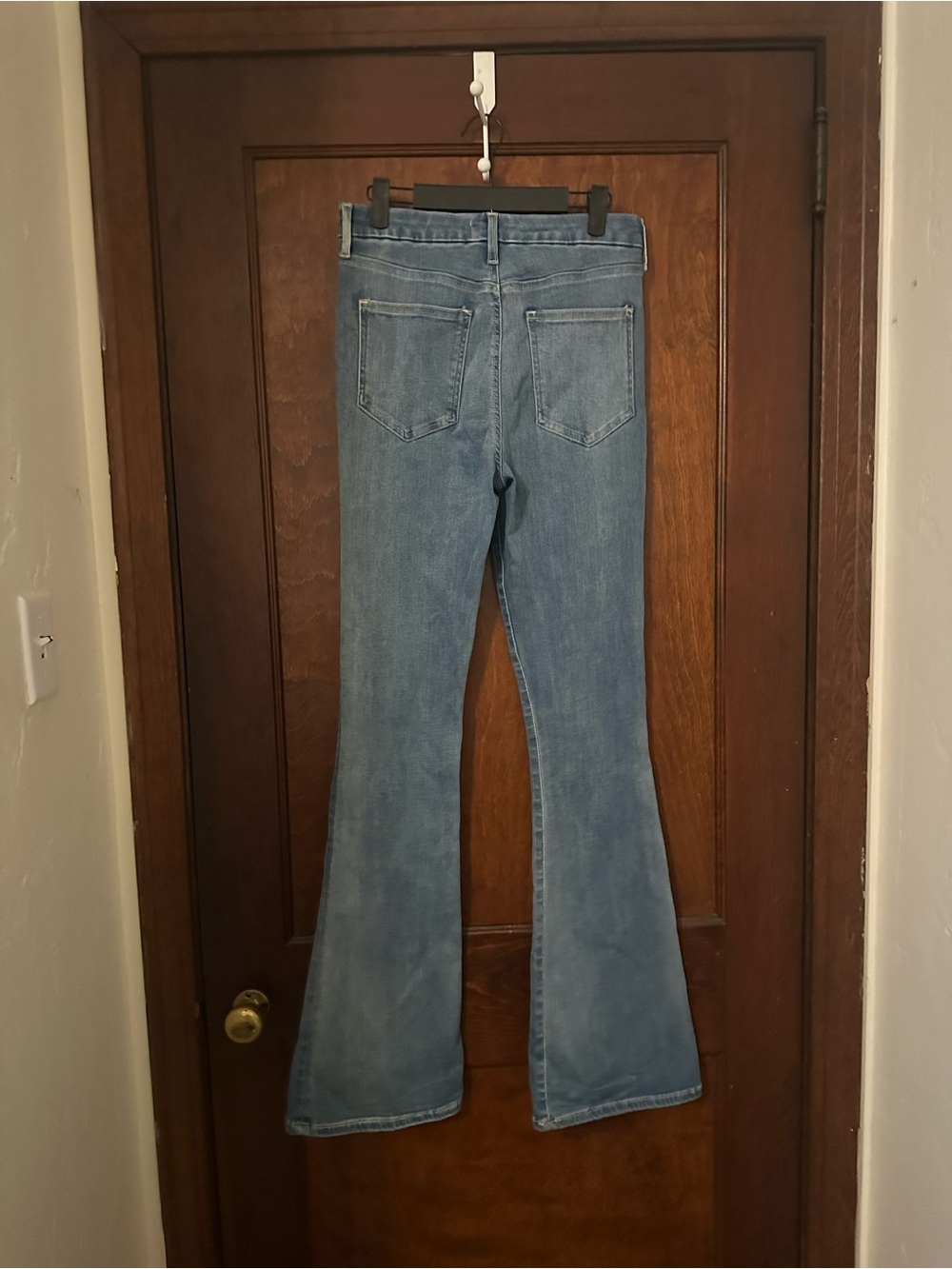 7 For All Mankind Ultra High Rise Skinny Bootcut Jeans Size 29 - Picture 3 of 5